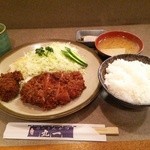 味のとんかつ 丸一 - ロースランチ定食1300円