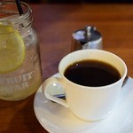 ホテイヤ - ホテイヤブレンド珈琲とレモンスカッシュ