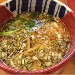 中華そば うえまち - つけ麺のつけ汁
