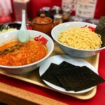 ラーメン 山岡家 - 料理写真:海苔、海苔、ネギ。笑
