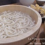 うどん ひばりの矢 - たらいうどん