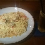 ラグタイム - 料理写真:鳥トマトパスタ+アイスティー