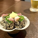 賽ノ目 - ド定番！！総裁がネギトロ山芋海苔巻きをオーダー☝︎うんま♡♡♡