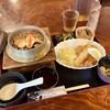 ハシャブ釜めし店 - ハシャブ特製釜めし・十五穀米入り変更・フライセット(\1,200+100+600)