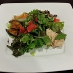 Gambero Rosso - 【H27.4.29】Ｄセット（前菜サラダ＋ドリンク）６９０円の前菜サラダ。