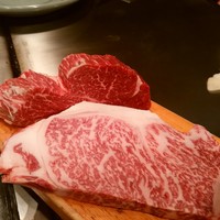 和黒 北野坂本店 - 手前特選サーロイン奥特選ヘレ