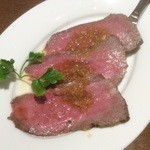 イタリアン大衆酒場HARUTA - 宮崎牛の絶品！ローストビーフスライス