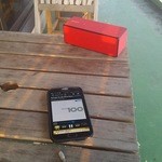 テラスで聞くJAZZは最高でつ。