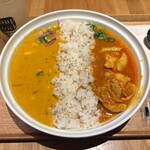 Soup Stock Tokyo - 料理写真:南インド風ジンジャーレモンチキンカレーとカシューナッツのホッダ