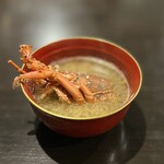 神栖空海 - 伊勢海老の頭の味噌汁だよ！すげえ！！