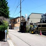 うな富 - ナビはこの道奥左を指していましたが…