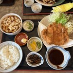三ツ角屋 - 料理写真:チキン味噌カツ定食