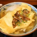 丸亀製麺 - だし玉肉うどん