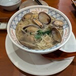 濱焼魚萬 - アサリラーメン