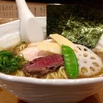 銀座 篝 - ［２回目］煮干醤油SOBA・大(1000円)