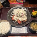 きしから - 料理写真:チキン南蛮風鶏唐揚げ定食4個入り1,276円