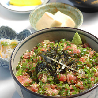 水門まつり - 料理写真:ねぎとろ丼定食　１５００円