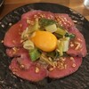 練馬 YaoyaBal - ・コース 低温調理の牛タンユッケ 野菜とともに