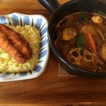 カリー小屋 - フグのフライトッピング小、250円です♬