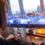 ダイナミックキッチン＆バー 燦 - 夕日が綺麗でしょ！