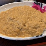 金時 - カツ皿・冷そばセット1300円
