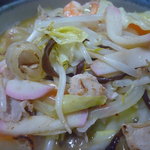 久留米ラーメン清陽軒 - 清陽軒のお持ち帰りラーメンで作った「ちゃんぽんラーメン」　　　　【自作】