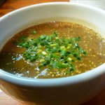 麺屋 高橋 - つけダレのアップ