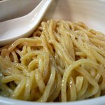 麺屋 高橋 - つけ麺の麺アップ