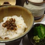 たてしな藍 - 食事処山味庵昼懐石
      御飯　蜆茶漬け