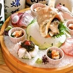 Rojiurakappouijisutairu - 毎日仕入れる新鮮な鮮魚のお造り盛り合わせ♪