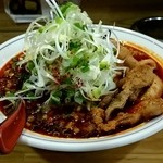辛つけ麺専門　カラツケ グレ - 2015/04/30（木） もえそば（並・大辛）＋ネギトッピング（200円）