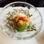 小松館好風亭 - 協和丸漁紅ズワイと金華雲丹　忍び味噌