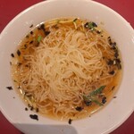 丸源ラーメン - 替え玉丸源冷麺用[冷]一回目投下