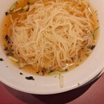 丸源ラーメン - 替え玉丸源冷麺用[冷]二回目投下