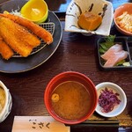 めし処 こさく - フライ3種もり定食