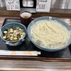 長命うどん千音寺店 - ひやむぎ 冷やし 二半盛