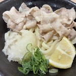 讃岐屋 - 豚しゃぶおろしぶっかけうどん(冷)\950 接写
