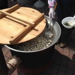 道の駅 こどまり - ホッケのつみれ汁を振る舞ってもらいました