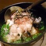 だんぼ - 山芋たっぷり茄子と豆腐揚げだし380円