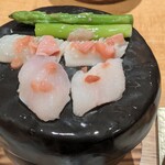 宮島離之宿 IBUKU 別邸 - 穴子と烏賊の酒盗焼き