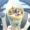 SAHANJI - 抹茶カスタードチョコのクレープ