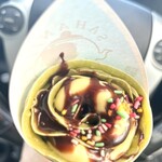 SAHANJI - 抹茶カスタードチョコのクレープ