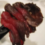 ル・マンジュ・トゥー - 鹿の生ハム　おいしー