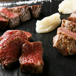 本日のお勧め熟成赤身肉の盛り合せ