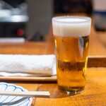 食堂わた - 2026.7 生ビール プレミアムモルツ（850円）