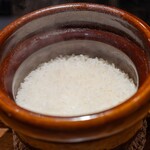 食堂わた - 2026.7 炊き立て土鍋白ごはん（2,000円）