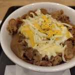 松屋 - 料理写真:チーズ牛めし (あたま大盛)