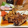 やきとん 豚番長 - やきとん（あみレバー、あみハツ、シロ）タレ、豊洲盛り（小）