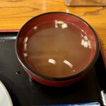 大康 - 味噌汁を薄くしたみたいな感じのスープ