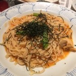 鎌倉パスタ - 帆立とアスパラのイセエビソース